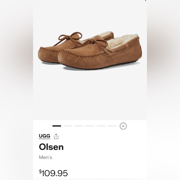 Ugg corvin slippers size 10 men - Picture 2 of 3